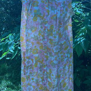 Vintage Groovy 1970's House Dress (MooMoo) by Sears Fashion: Koffee Kasual